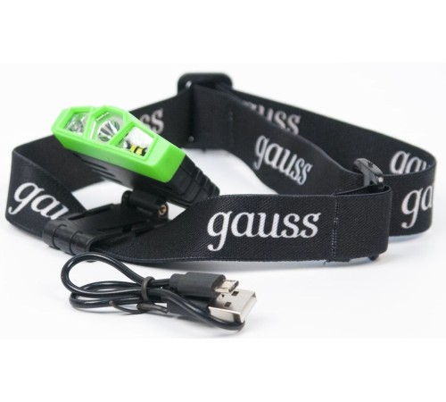 Фонарь налобный Gauss GFL406 черный 5Вт лам.:светодиод. (GF406) Фонарь налобный Gauss GFL406 черный 5Вт лам.:светодиод. (GF406)