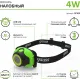 Фонарь налобный светодиодный LED 4 Вт 230 Лм модель GFL303 черный на батарейках 3xAAA Gauss Gauss GF303