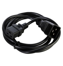Шнур питания Rem R-16-CORD-C19-S-1.8 C19-Schuko проводник.:3x1.5мм2 1.8м 250В 16А (упак.:1шт) черный
