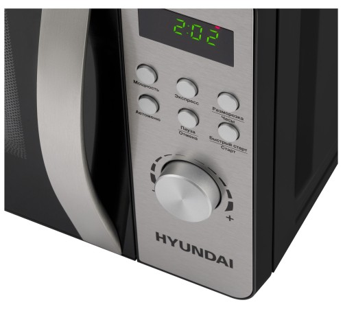 Микроволновая Печь Hyundai HYM-D2074 20л. 700Вт черный/серебристый