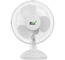 Вентилятор настольный RIX RDF-2200W 30Вт скоростей:2 белый