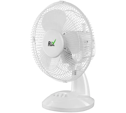 Вентилятор настольный RIX RDF-2200W 30Вт скоростей:2 белый