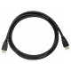 Кабель аудио-видео Cactus CS-HDMI.1.4-1.8 HDMI (m)/HDMI (m) 1.8м. Позолоченные контакты черный