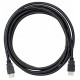 Кабель аудио-видео Cactus CS-HDMI.1.4-3 HDMI (m)/HDMI (m) 3м. Позолоченные контакты черный
