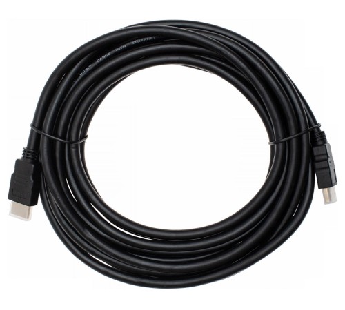 Кабель аудио-видео Cactus CS-HDMI.1.4-5 HDMI (m)/HDMI (m) 5м. Позолоченные контакты черный Кабель аудио-видео Cactus CS-HDMI.1.4-5 HDMI (m)/HDMI (m) 5м. Позолоченные контакты черный