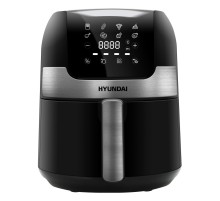 Аэрогриль Hyundai HYF-3555 1500Вт черный/серебристый