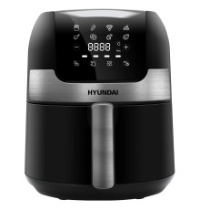 Аэрогриль Hyundai HYF-3555 1500Вт черный/серебристый