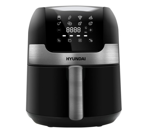 Аэрогриль Hyundai HYF-3555 1500Вт черный/серебристый