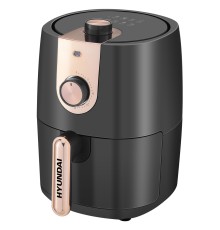 Аэрогриль Hyundai HYF-2057 1000Вт черный/серебристый