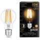 Лампа светодиодная Gauss Filament 102902120 20Вт цок.:E27 груша 220B 2700K св.свеч.бел.теп. (упак.:1шт)