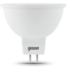 Лампа светодиодная Gauss 101505209 9Вт цок.:GU5.3 рефлек. 150B 4100K св.свеч.бел.нейт. MR16 (упак.:1шт)