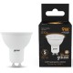 Лампа светодиодная Gauss 101506109 9Вт цок.:GU10 рефлек. 150B 3000K св.свеч.бел.теп. MR16 (упак.:1шт)