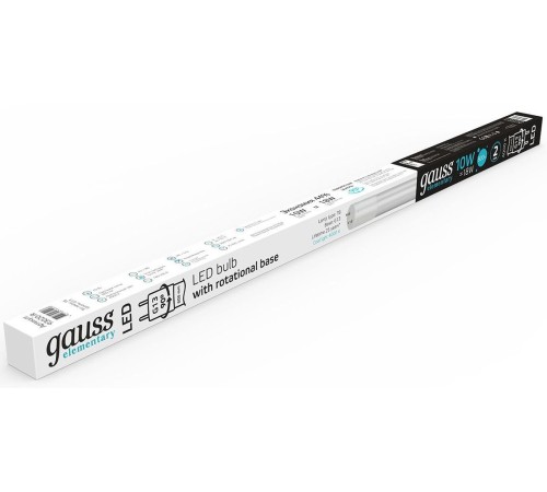 Лампа светодиодная Gauss Elementary 93020-R 10Вт цок.:G13 трубка 180B 4000K св.свеч.бел.нейт. T8 (упак.:1шт) Лампа светодиодная Gauss Elementary 93020-R 10Вт цок.:G13 трубка 180B 4000K св.свеч.бел.нейт. T8 (упак.:1шт)