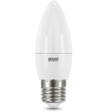 Лампа светодиодная Gauss Elementary 30212 12Вт цок.:E27 свеча 220B 3000K св.свеч.бел.теп. (упак.:10шт)
