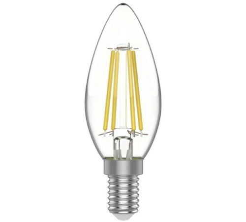 Лампа светодиодная Gauss Basic 1031115 4.5Вт цок.:E14 свеча 220B 2700K св.свеч.бел.теп. (упак.:10шт) Лампа светодиодная Gauss Basic 1031115 4.5Вт цок.:E14 свеча 220B 2700K св.свеч.бел.теп. (упак.:10шт)