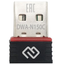Сетевой адаптер WiFi Digma DWA-N150C USB 2.0