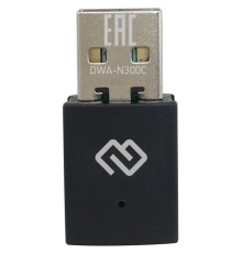 Сетевой адаптер WiFi Digma DWA-N300C USB 2.0