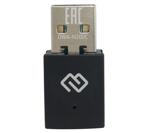 Сетевой адаптер WiFi Digma DWA-N300C USB 2.0 Сетевой адаптер WiFi Digma DWA-N300C USB 2.0