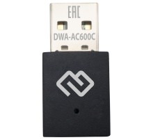 Сетевой адаптер WiFi Digma DWA-AC600C USB 2.0