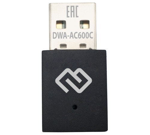 Сетевой адаптер WiFi Digma DWA-AC600C USB 2.0 Сетевой адаптер WiFi Digma DWA-AC600C USB 2.0