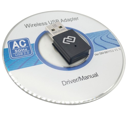 Сетевой адаптер WiFi Digma DWA-AC600C USB 2.0 Сетевой адаптер WiFi Digma DWA-AC600C USB 2.0