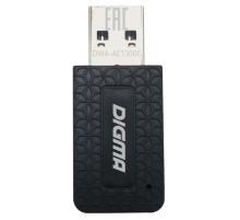 Сетевой адаптер WiFi Digma DWA-AC1300C USB 3.0