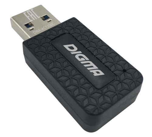 Сетевой адаптер WiFi Digma DWA-AC1300C USB 3.0 Сетевой адаптер WiFi Digma DWA-AC1300C USB 3.0