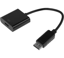 Кабель-переходник аудио-видео H105 DisplayPort (m)/HDMI (f) 0.15м. черный (A3378)