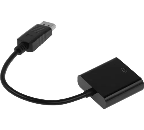 Кабель-переходник аудио-видео H105 DisplayPort (m)/HDMI (f) 0.15м. черный (A3378)