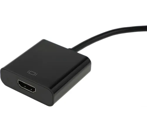 Кабель-переходник аудио-видео H105 DisplayPort (m)/HDMI (f) 0.15м. черный (A3378)