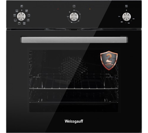 Духовой шкаф Электрический Weissgauff EOV 206 SB черный