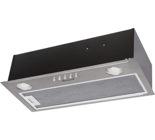 Вытяжка встраиваемая Weissgauff Alpha 45 PB IX нержавеющая сталь управление: кнопочное (1 мотор)