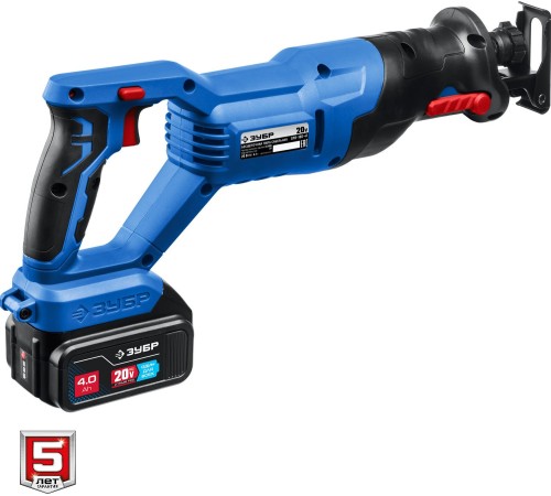 Сабельная пила Зубр Профессионал SPB-180-41 аккум. 2600ход/мин