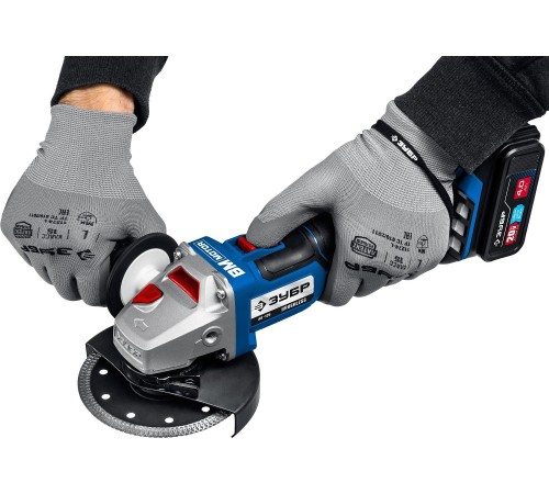 Углошлифовальная машина Зубр AB-125-41 1200Вт 10000об/мин рез.шпин.:M14 d=125мм