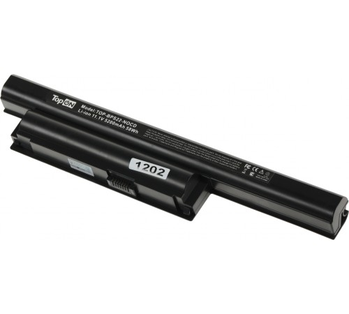 Батарея для ноутбука TopON TOP-BPS22-NOCD 11.1V 5200mAh литиево-ионная Батарея для ноутбука TopON TOP-BPS22-NOCD 11.1V 5200mAh литиево-ионная