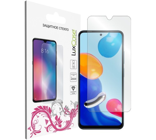 Защитное стекло для экрана LuxCase прозрачный для Xiaomi Redmi Note 11/11s прозрачная 1шт. (83309) Защитное стекло для экрана LuxCase прозрачный для Xiaomi Redmi Note 11/11s прозрачная 1шт. (83309)