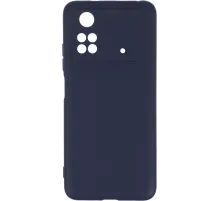 Чехол (клип-кейс) DF для Xiaomi Poco M4 Pro poCase-03 синий (POCASE-03 (BLUE))