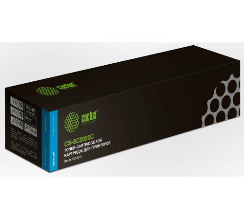 Картридж лазерный Cactus CS-SC2020C 006R01694 голубой (3000стр.) для Xerox DocuCentre SC2020/ SC2020NW