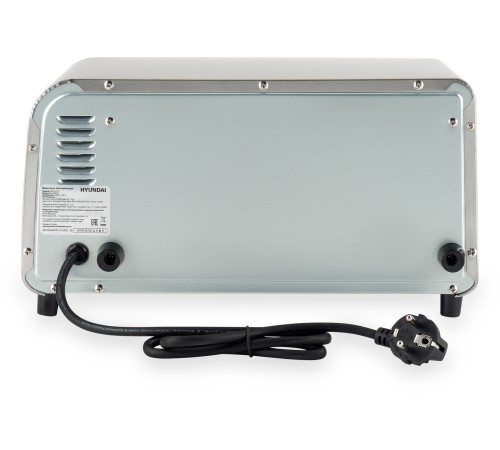 Мини-печь Hyundai MIO-HY071 9л. 800Вт серебристый/черный Мини-печь Hyundai MIO-HY071 9л. 800Вт серебристый/черный