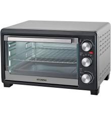 Мини-печь Hyundai MIO-HY072 23л. 1500Вт серебристый/черный