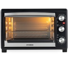 Мини-печь Hyundai MIO-HY073 26л. 1500Вт серебристый/черный