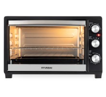 Мини-печь Hyundai MIO-HY074 30л. 1500Вт серебристый/черный