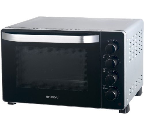 Мини-печь Hyundai MIO-HY081 38л. 2000Вт серебристый/черный Мини-печь Hyundai MIO-HY081 38л. 2000Вт серебристый/черный