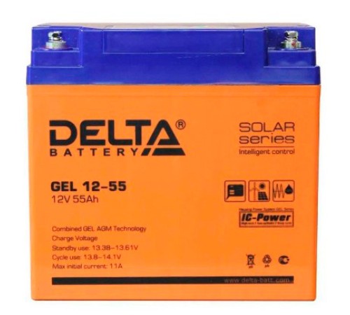 Батарея для ИБП Delta GEL 12-55 Батарея для ИБП Delta GEL 12-55
