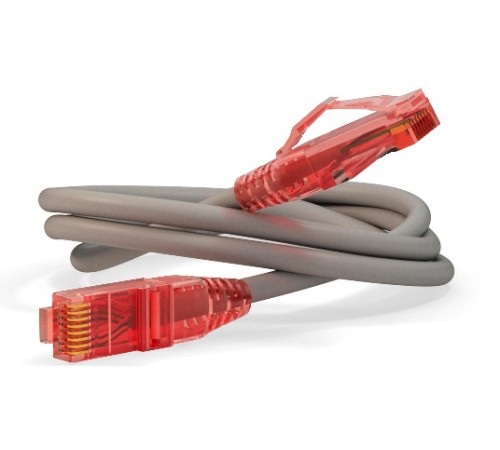 Патч-корд Hyperline PC-LPM-UTP-RJ45-RJ45-C5E-1.5M-LSZH-GY PC-LPM-UTP-RJ45-RJ45-C5E-1.5M UTP вилка RJ-45-вилка RJ-45 кат.5е 1.5м серый LSZH (уп.:1шт) 24AWG