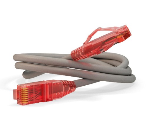 Патч-корд Hyperline PC-LPM-UTP-RJ45-RJ45-C5E-3M-LSZH-GY PC-LPM-UTP-RJ45-RJ45-C5E-3M UTP вилка RJ-45-вилка RJ-45 кат.5е 3м серый LSZH (уп.:1шт) 24AWG