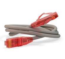 Патч-корд Hyperline PC-LPM-UTP-RJ45-RJ45-C5E-5M-LSZH-GY PC-LPM-UTP-RJ45-RJ45-C5E-5M UTP вилка RJ-45-вилка RJ-45 кат.5е 5м серый LSZH (уп.:1шт) 24AWG