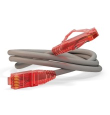 Патч-корд Hyperline PC-LPM-UTP-RJ45-RJ45-C5E-5M-LSZH-GY PC-LPM-UTP-RJ45-RJ45-C5E-5M UTP вилка RJ-45-вилка RJ-45 кат.5е 5м серый LSZH (уп.:1шт) 24AWG