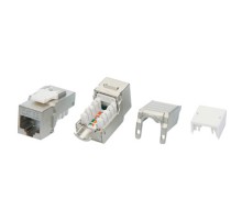Модуль Hyperline KJ9-8P8C-C5E-90-SH-F-WH информ. KeystoneRJ45 кат.5E FTP стальной (упак.:1шт)