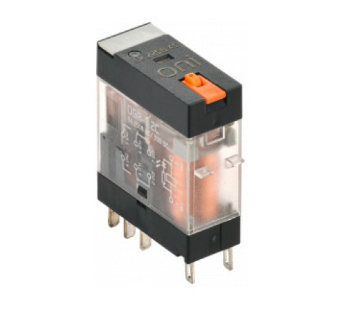 Реле промежуточное IEK Oni OGR-1 220В (OGR-1-2C-AC220V-L-B)